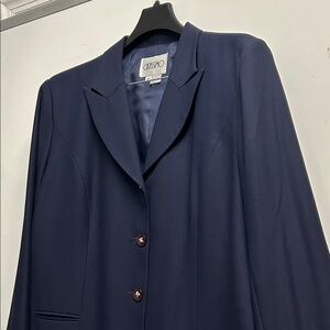 Women's Navy Skirt Suit.